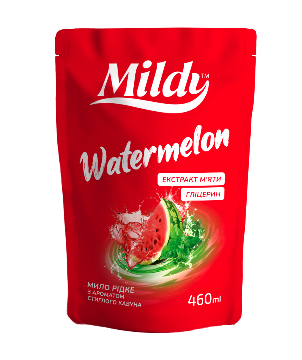 Mildy Мило рідке з ароматом стиглого кавуна Watermelon 460 мл (дой-пак)